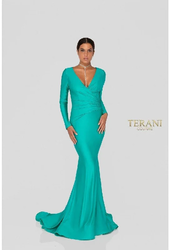 Luxe Style Discounts Terani Couture 1912P8281 Long Mermaid Prom Gown