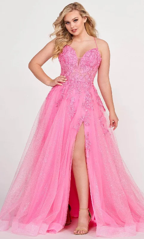 Timeless Style Promotions Ellie Wilde EW34042 - Sweetheart Floral Lace Evening Gown