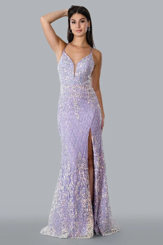 Style Breakthroughs Stella Couture 23156 Sparkling Long Evening Gown