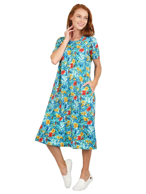 Budget Saver La Cera Floral Printed A-Line Dress