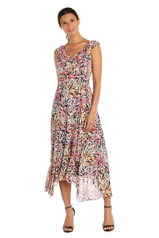 Bid Farewell To The Old Season R&M Richards 7204 High Low Sleeveless Dress