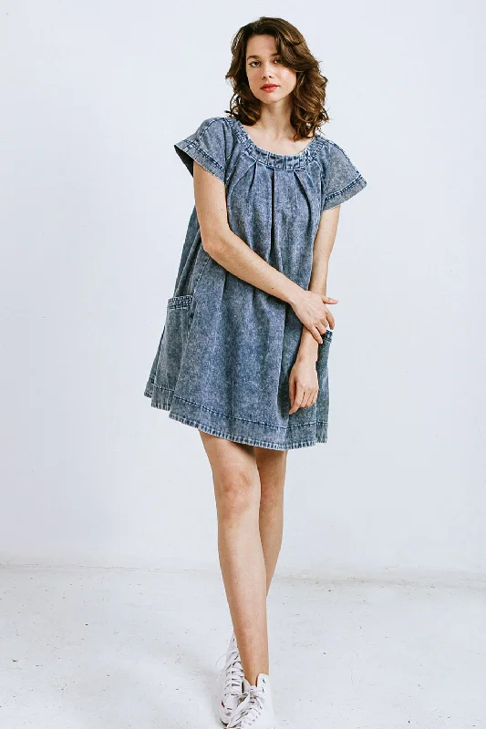 Additional Time-Limited Offers ALL ABOUT HER DENIM MINI DRESS