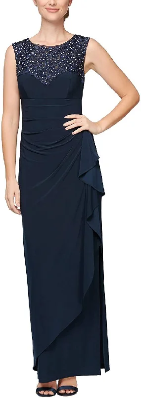 Limited Styles Alex Evenings AE2351423 Sleeveless Formal Long Dress Sale