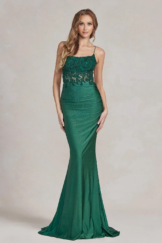 Hot Trends Nox Anabel E1186 Prom Sexy Fitted Long Gown