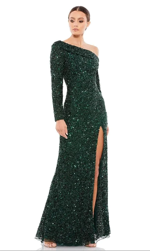 Limited Time Special Offer Mac Duggal - 5449 Long Sleeve Sequin Sheath Gown