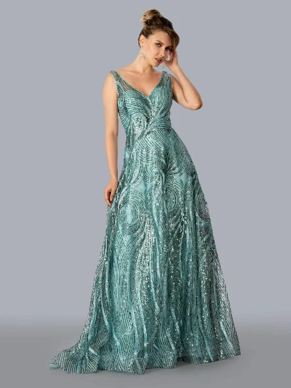 End Of Season Sale Stella Couture 23315 Long A-line Sleeveless Evening Gown