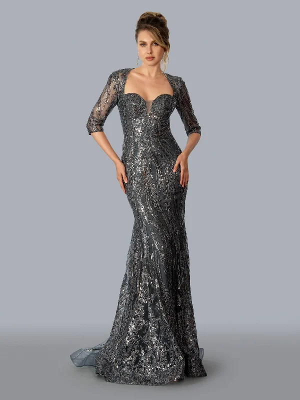 Fashion Deal Stella Couture 23309 Long Formal Evening Dress