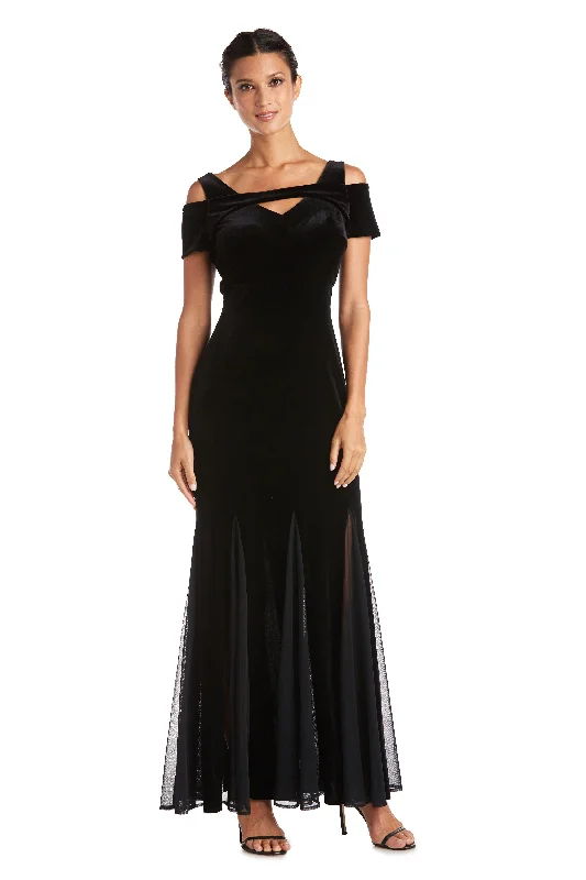 Premium Style Nightway Long Formal Petite Velvet Dress 21999P