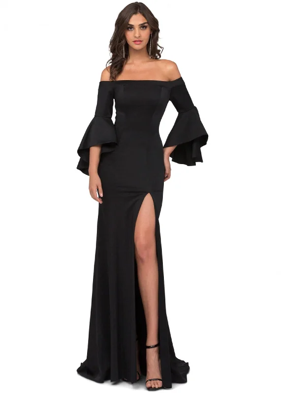 Unleash Your Trendy Side Long Fitted Formal Dress Sale