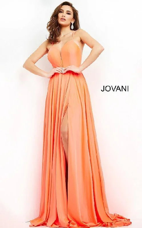 Must-Have Style Discounts Jovani 68640 Prom Long Spaghetti Strap Sexy Dress B