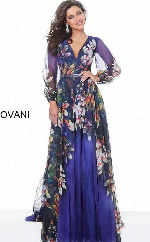 Exclusive Fashion Deals Jovani Long Floral Formal Dress Sale