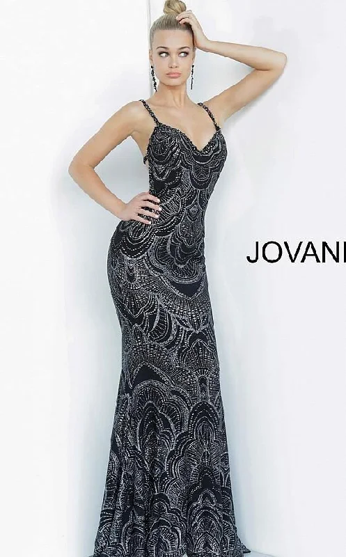 Hot Trends Jovani 00501 Long Formal Fitted Prom Dress