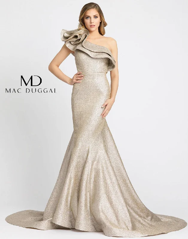 Flash Sale Fever Mac Duggal 67284 Prom Long One Shoulder Dress