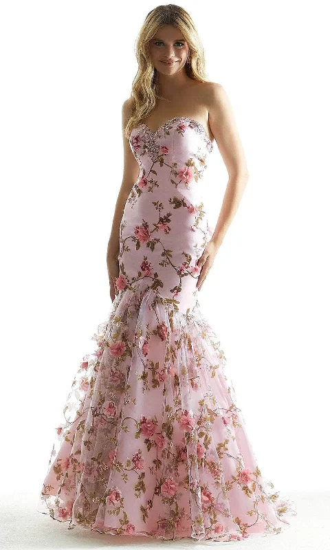 Cool Prices Mori Lee 49067 - Floral Sweetheart Prom Dress