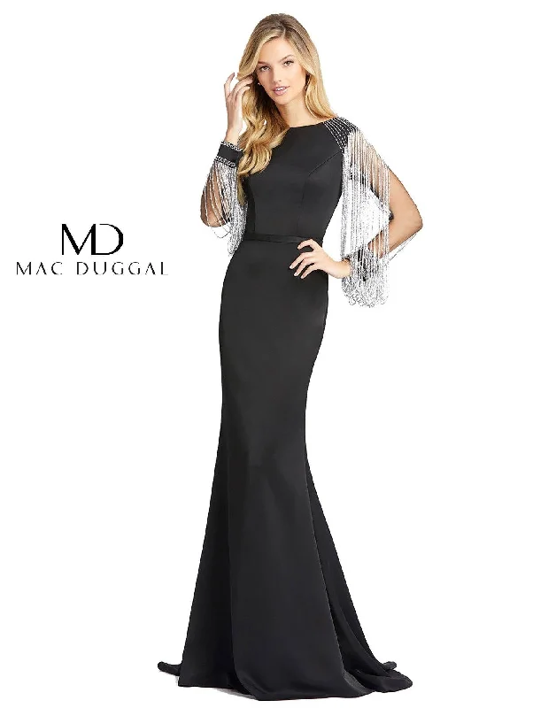 Casual Yet Chic Sales Mac Duggal 20116 Long Sleeve Formal Evening Dress