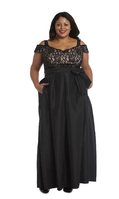 Relaxed Style Deals R&M Richards 2056W Long Plus Size Formal Dress Sale