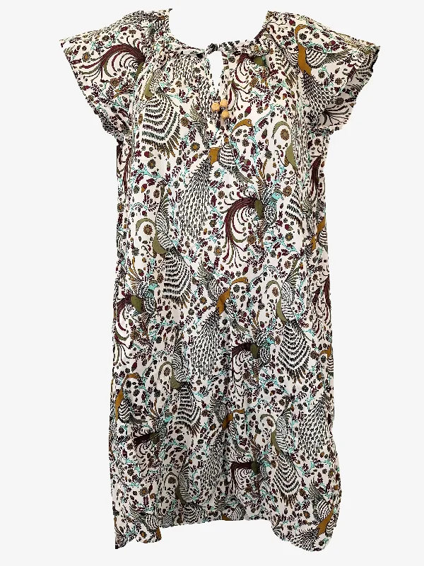 Limited Edition Leona Edmiston Autumn Garden Lightweight Mini Dress Size XS