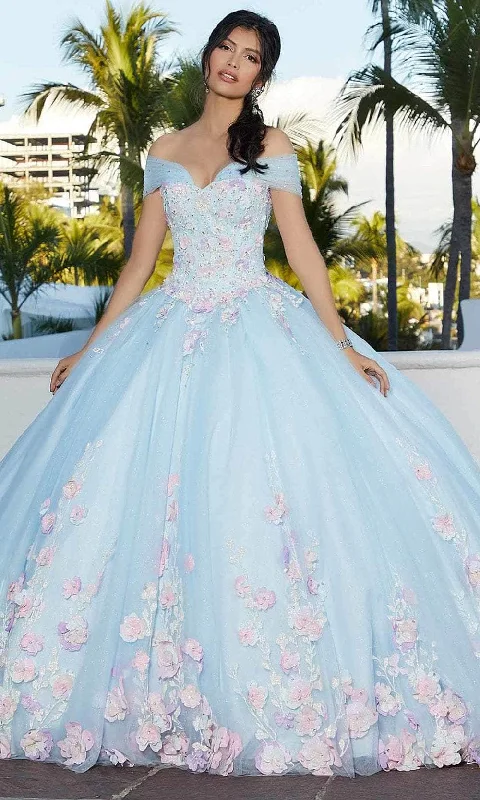 Trend Alert Mori Lee 60165 - 3D Floral Appliqued Sweetheart Ballgown