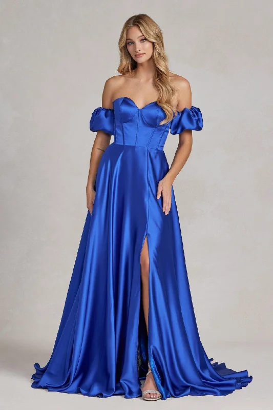 Urban Style Promotions Nox Anabel K1122 Prom Off Shoulder Long Formal Gown