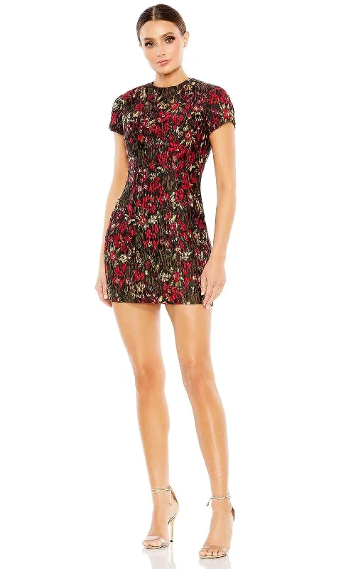 Luxury Casual Deals Mac Duggal 11613 - Brocade Floral Cocktail Dress