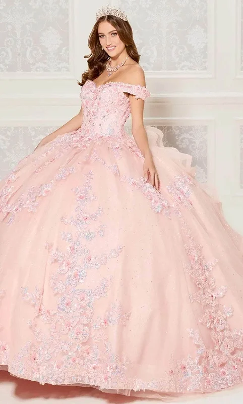 Forward Trendsetter Princesa by Ariana Vara PR30116 - Floral Ruffled Back Ballgown