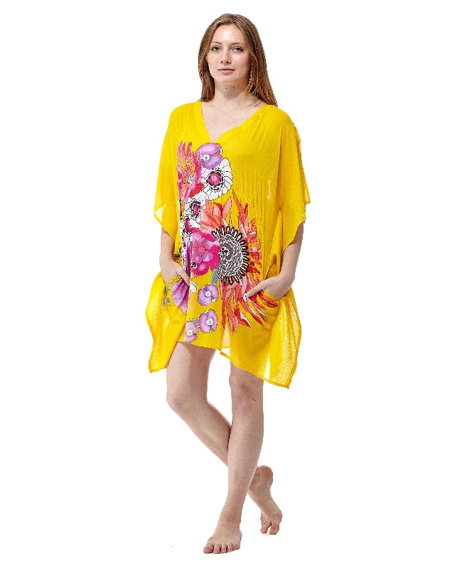 Trendy Fashion Sale 100% Cotton Floral Print Tunic