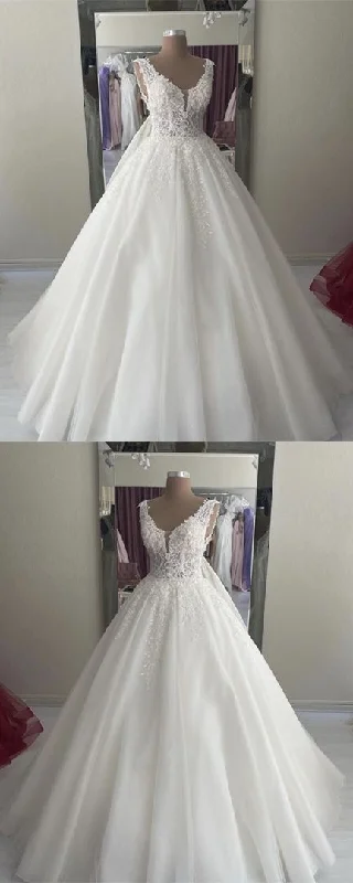 Fashionable Comfort Promotions Ball Gown Princess Dresses Wedding lace v neck bridal dress for women prom dress   cg18102