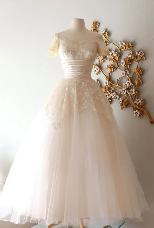 Fresh Styles, Fresh Deals Lace Wedding Ball Gown,Short Sleeve Prom Dress,Fashion Bridal Dress,Sexy Party Dress,Custom Made Evening Dress   cg14215