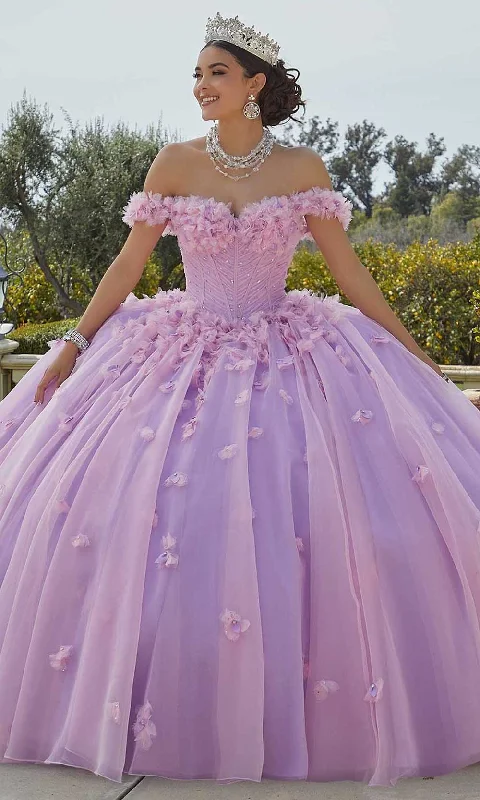 Latest Fashion Mori Lee 60186 - Floral Embellished Sweetheart Neck Ballgown