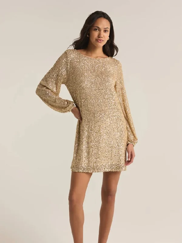 Seasonal Fashion Z SUPPLY - Andromeda Sequin Mini Dress