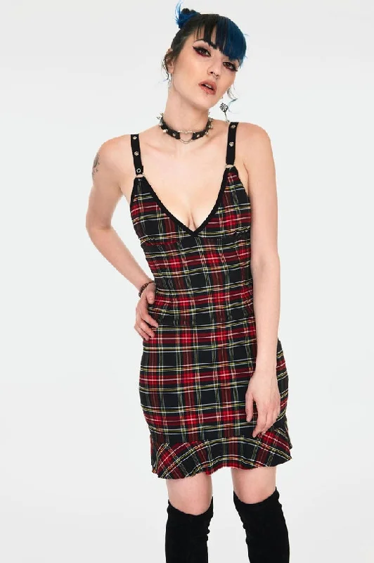 Summer Deals Disgraced Tartan Mini Dress