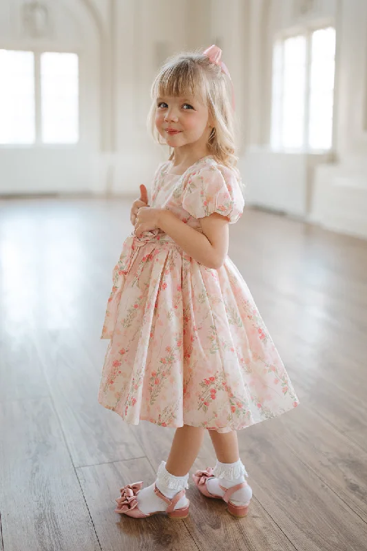 Bold Style Discounts Mini Cupcake Dress in Pink Floral