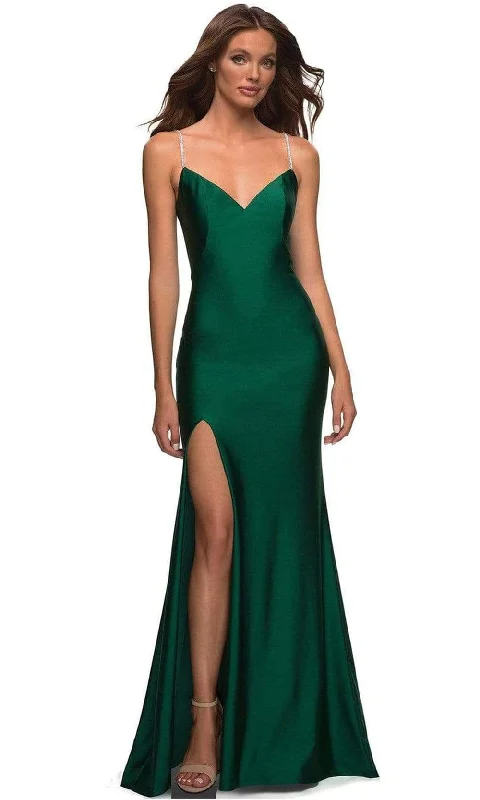 Explore What'S New La Femme - 30435 Jeweled Strap Sheath Gown