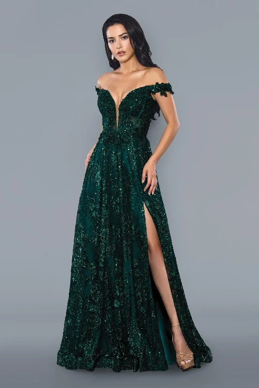 Fall Sale, Prices Drop Sangria 21064 Off Shoulder Long Evening Gown