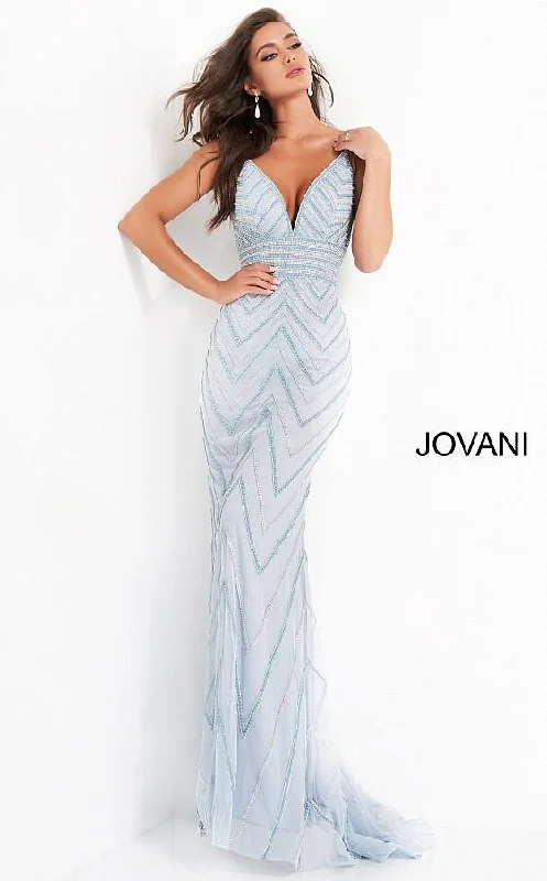 Timeless Style Promotions Jovani 2267 Prom Long Spaghetti Strap Sexy Dress