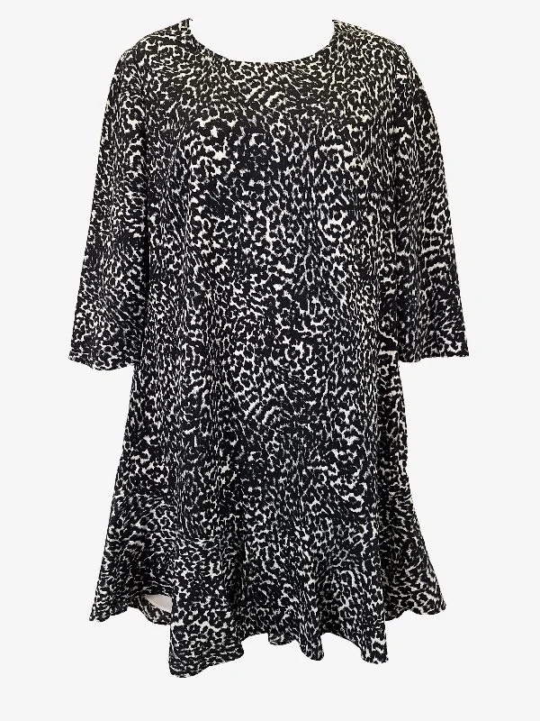 Clearance Sale, All Cheap Witchery Animal Print Frilled Mini Dress Size 10