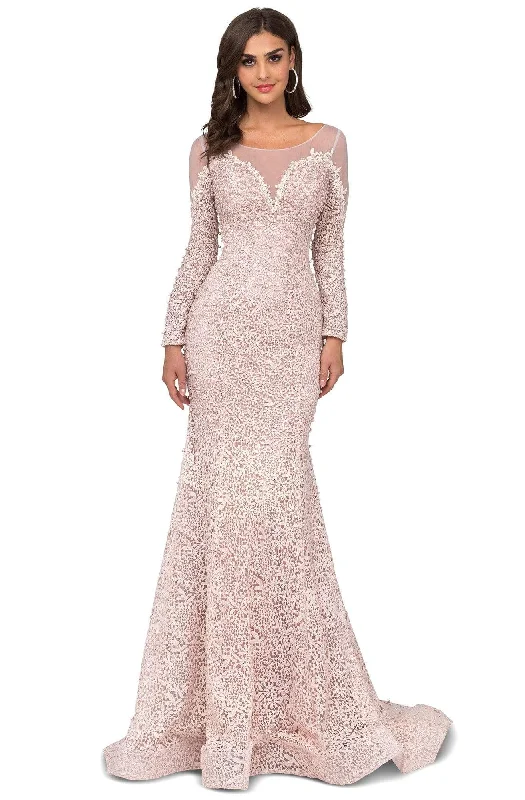 Timeless Elegance Sale Cecilia Couture - 1411 Floral Lace Mermaid Evening Gown