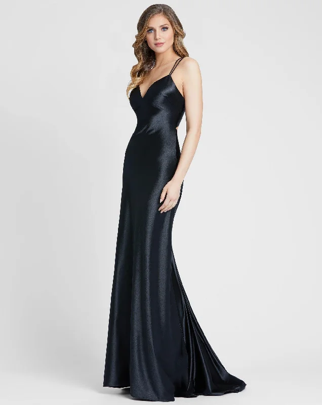 Limited Time Offers Mac Duggal 26263 Prom Long Spaghetti Strap Sexy Gown