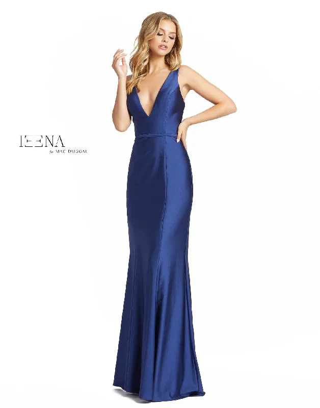 Limited Stock Mac Duggal 26273 Prom Long Sleeveless Trumpet Dress