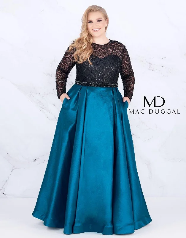 Clearance Event Mac Duggal Fabulouss Long Plus Size Ball Gown Sale