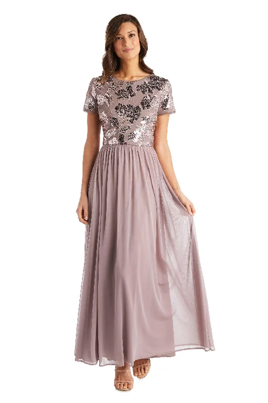 Sporty Fashion Offers R&M Richards 7058 Mother Of The Bride Long Dress Sale