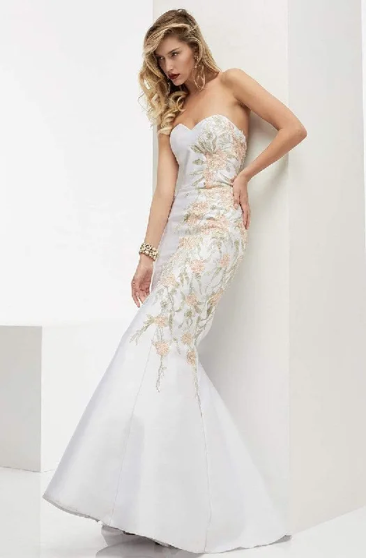 Discover Promotions Jasz Couture - Floral Embellished Mermaid Evening Gown 5997