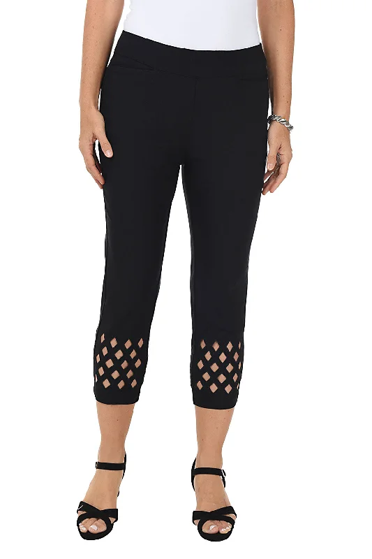 Discover Now Diamond Cut-Out Capri Pant