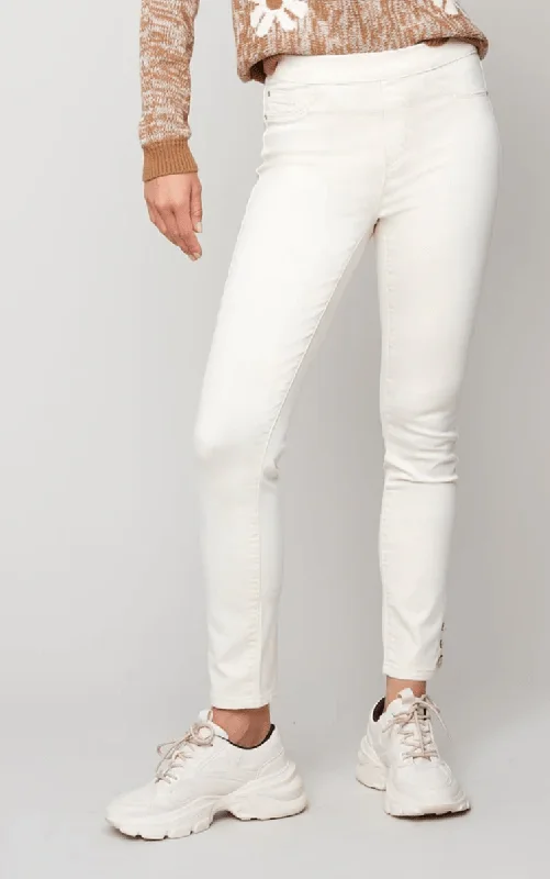 Fresh Styles, Fresh Deals Charlie B Pull On Pant W/ Lace up Bottom Detail - C5359-618A