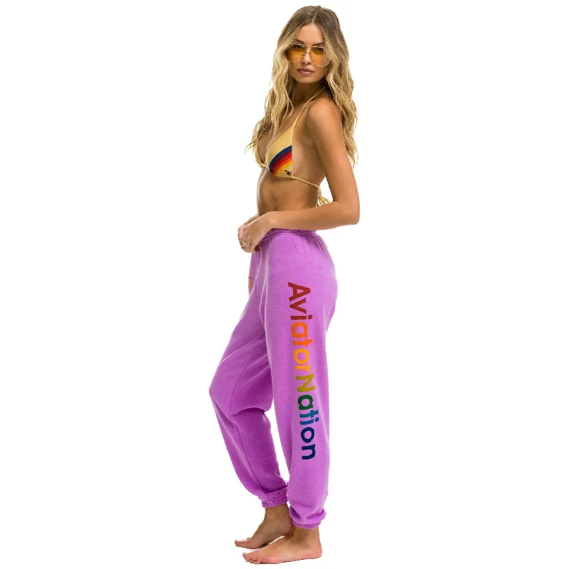 Chic And Trendy Sweatpant (Neon Purple)