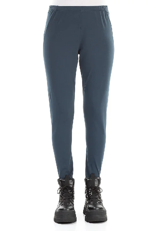 Hot Picks Midnight Blue Cotton Leggings