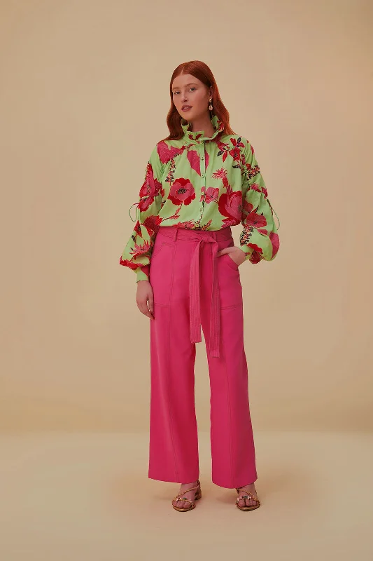 Valentine's Special Pink Wide Pants