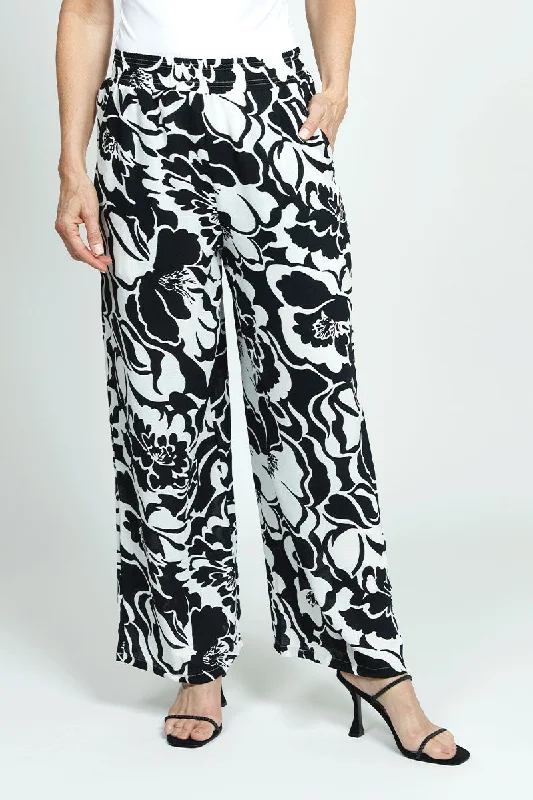 Durable Fashion Picks Organic Rags Floral Wide Leg Pant