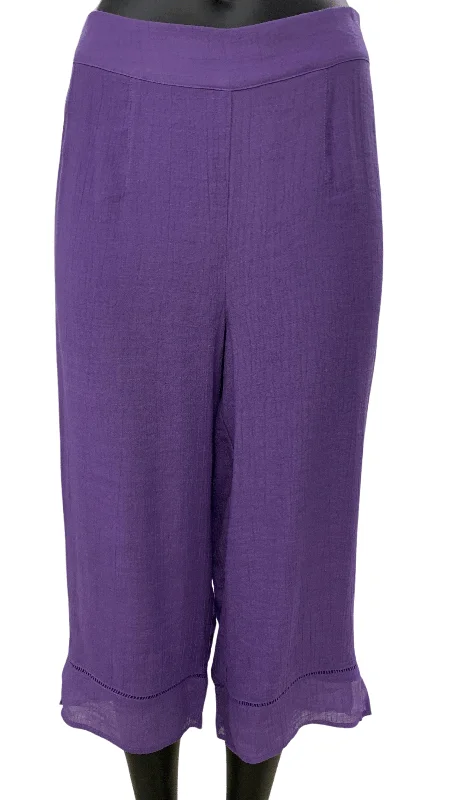 Summer Deals Picadilly Lavender Wide-Leg Pant - JM019 703