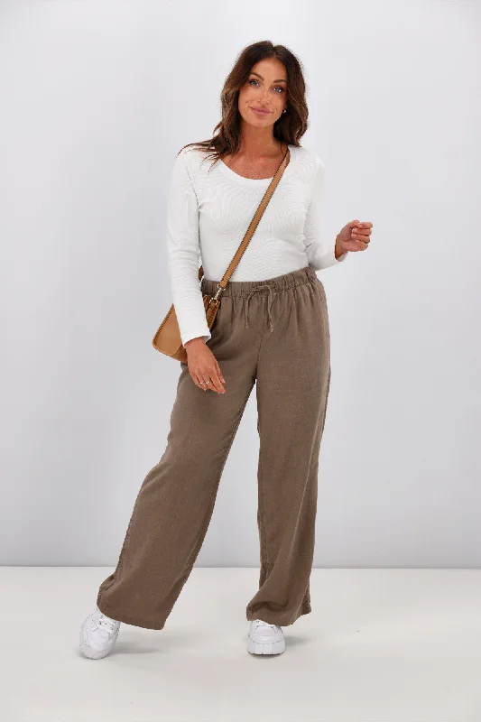 Crazy Price Slashing ONLY Caro Pant Walnut